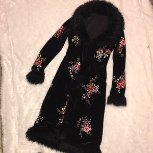 Betsey Johnson Vintage Velvet Coat